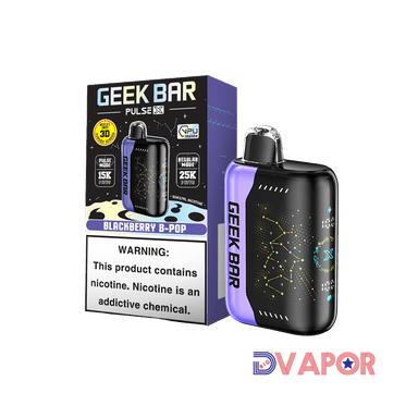 Geek Bar Pulse X 25K Disposable Vape — Blue Razz Ice
