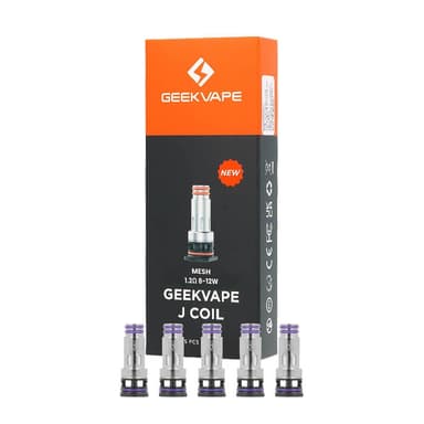 GeekVape J Series Mesh Coils — 0.6 Ohm 16–21W