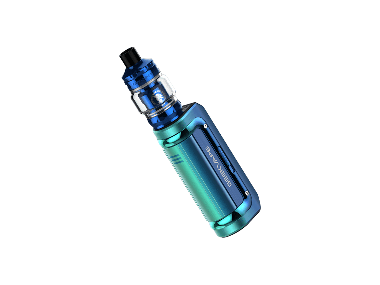 GeekVape M100 Aegis Mini 2 100W starter kit with compact hardware, durable design, and included vaping components.