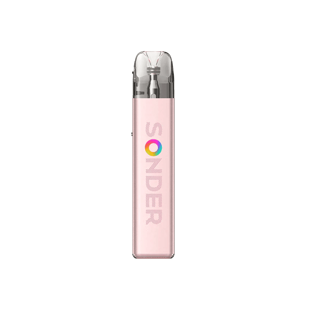 GeekVape Sonder Q2 30W pod system hardware with sleek design and compact size, featuring mouthpiece and control buttons.