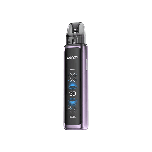 GeekVape Wenax Q Ultra 30W Pod Kit showing the compact device with pod and mouthpiece, designed for vaping enthusiasts.