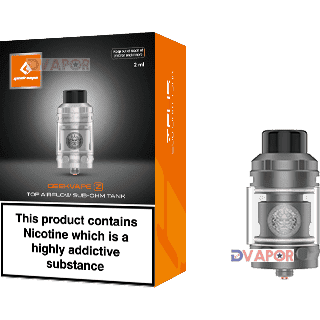 Geekvape Zeus Z Series Sub-Ohm Tank vape part with glass chamber and adjustable airflow for enhanced vaping experience
