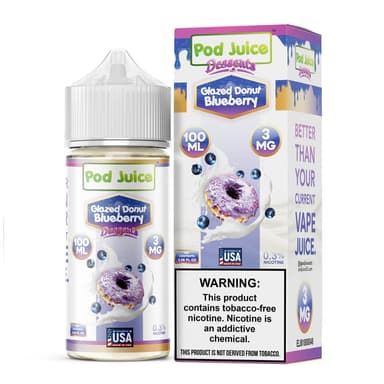 Pod Juice - 100mL — Glazed Donut Blueberry