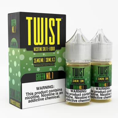 Twist E-Liquids Salt - 60ml (30ml 2-Pack) — Green No. 1