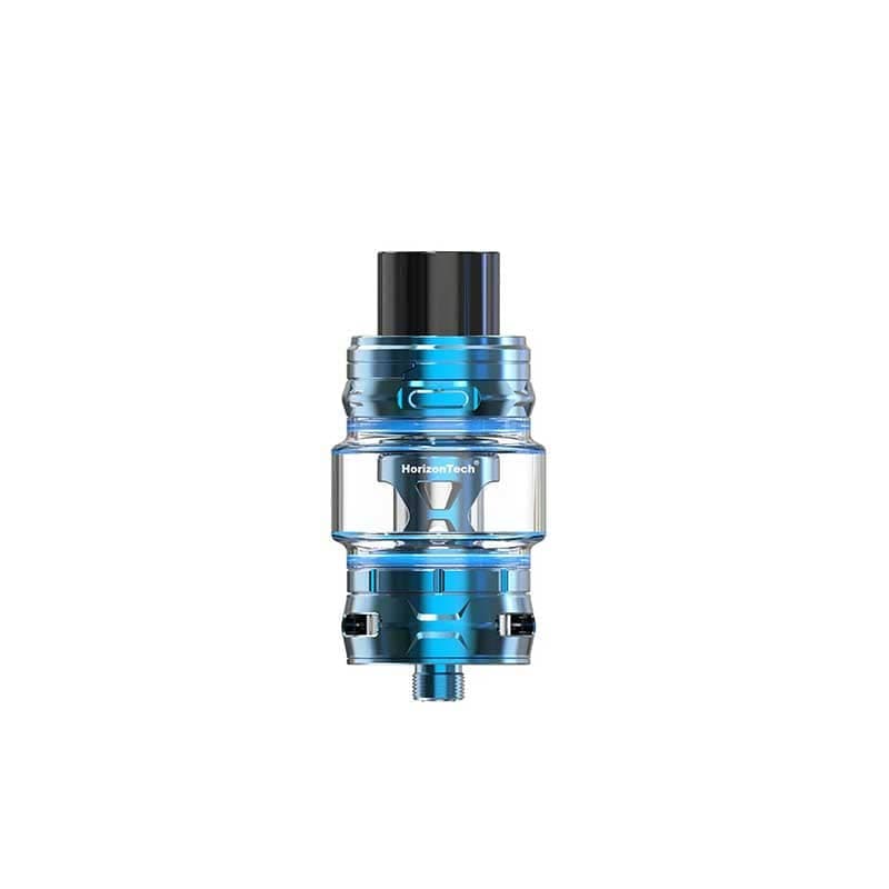 HorizonTech Aquila Sub-Ohm Tank vape part with glass chamber, adjustable airflow, and sleek black design.