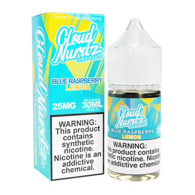 Cloud Nurdz Salt - 30mL — ICED Blue Raspberry Lemon