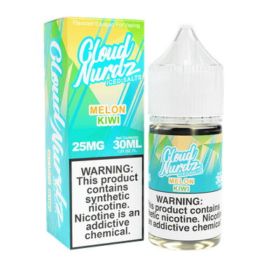 Cloud Nurdz Salt - 30mL — ICED Melon Kiwi