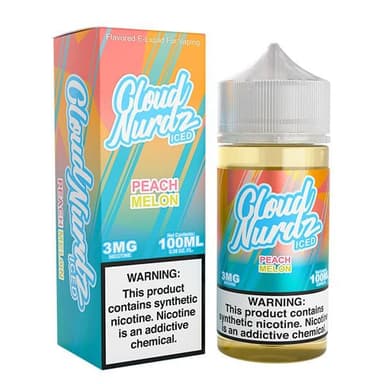 Cloud Nurdz - 100mL — ICED Peach Melon
