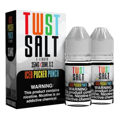 Twist E-Liquids Salt - 60ml (30ml 2-Pack) — ICED Pucker Punch