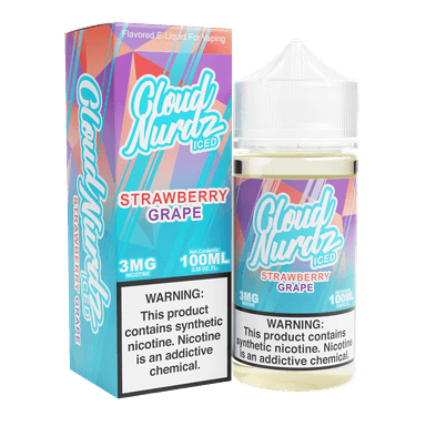 Cloud Nurdz - 100mL — ICED Strawberry Grape