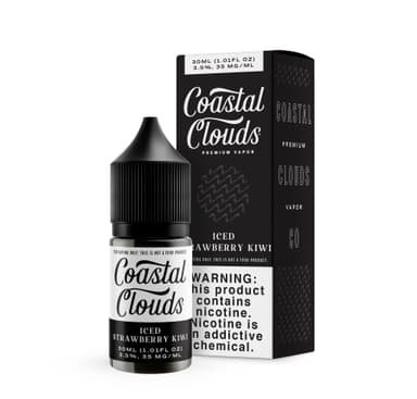 Coastal Clouds Salt - 30mL — ICED Strawberry Kiwi