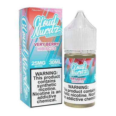 Cloud Nurdz Salt - 30mL — ICED Very Berry Hibiscus