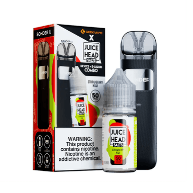 Juice Head Salts x GeekVape Sonder U Kit — Strawberry Kiwi 50mg x Sonder U Kit