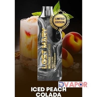 Lost Mary MO5000 Disposable — Iced Peach Colada (BLACK GOLD EDITION)