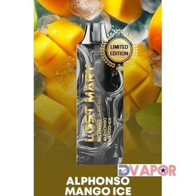 Lost Mary MO5000 Disposable — Alphonso Mango Ice (BLACK GOLD EDITION)