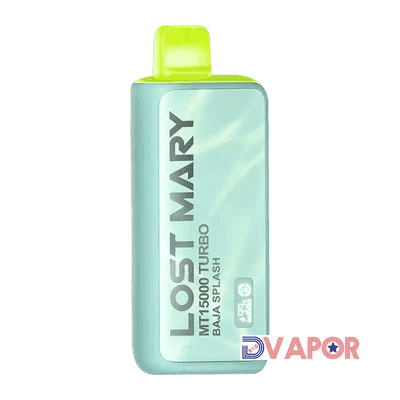 Lost Mary MT15000 Turbo Edition disposable vape with sleek design and 15000 puffs, ideal for vaping on the go.