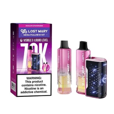 Lost Mary NERA 70K Disposable KIT | Includes 2 PODS — Dragon Strawnana