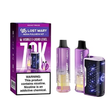 Lost Mary NERA 70K Disposable KIT | Includes 2 PODS — Rocket Freeze