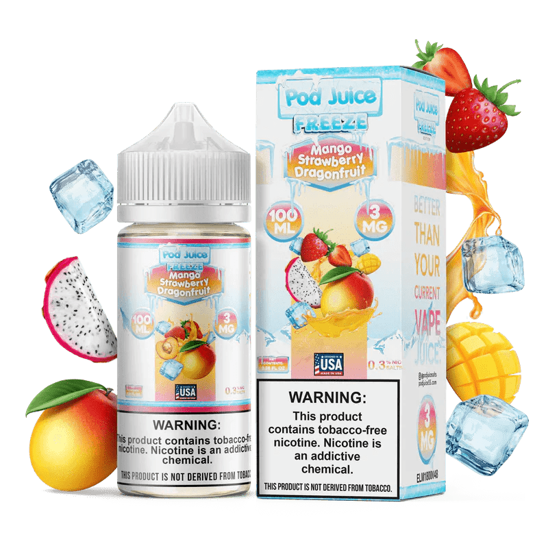 Pod Juice - 100mL — Mango Strawberry Dragonfruit FREEZE