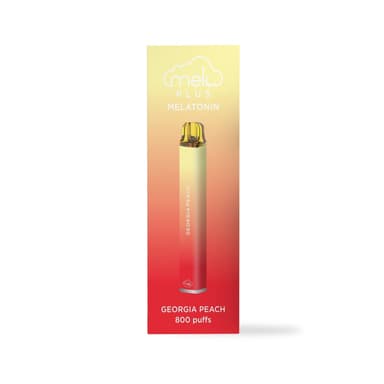 Melo Plus Melatonin Infused Zero Nicotine Vape | 800 Puff 0% Plus Melatonin — Georgia Peach
