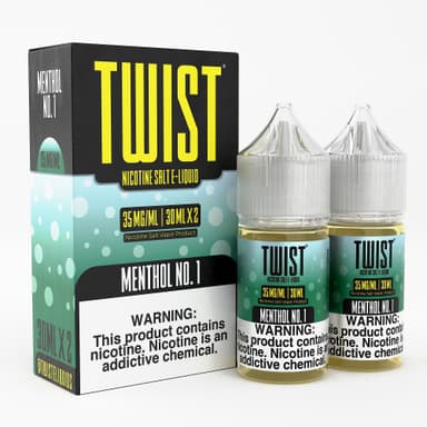 Twist E-Liquids Salt - 60ml (30ml 2-Pack) — Menthol No. 1