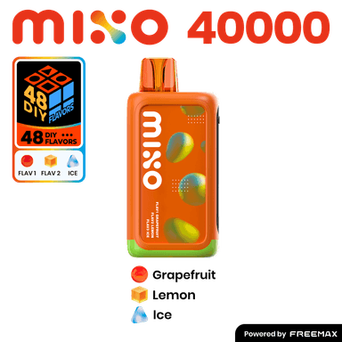 MIXO 40K by Freemax 3 Flavored Disposable — Grapefruit+Lemon+Ice
