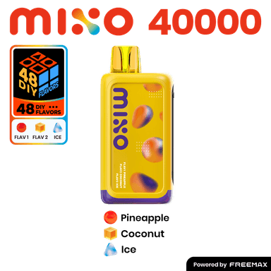 MIXO 40K by Freemax 3 Flavored Disposable — Pineapple +Coconut+Ice