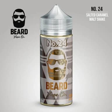 Beard Vape Co. - 120mL — No. 24 Salted Caramel Malt Shake