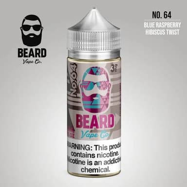 Beard Vape Co. - 120mL — No. 64 Blue Raspberry Hibiscus