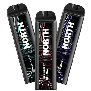 NORTH 5000 Disposable Vape — Raspberry Lemon
