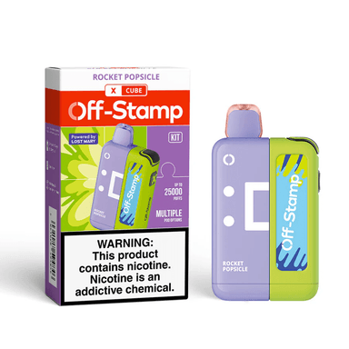 Off-Stamp X Cube 25K Puff Disposable Kit — Rocket Popsicle (Rocket Freeze)