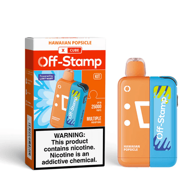 Off-Stamp X Cube 25K Puff Disposable Kit — Hawaiian Popcicle (Pineapple Passion Orange)