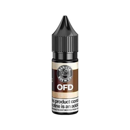 Old-fashioned glazed donut salt e-liquid by Barista Brew Co. in 30mL bottle, featuring a rich, sweet donut flavor with glazed topping.