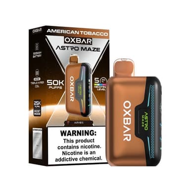 Oxbar Astro Maze 50k Disposable — American Tobacco