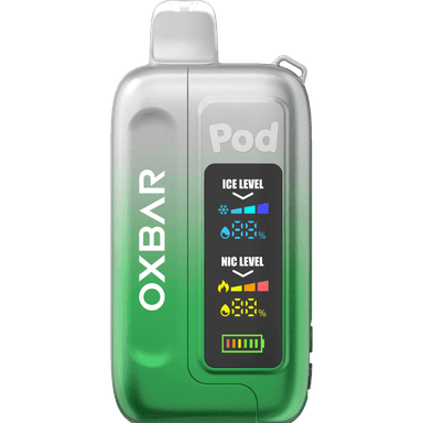 Oxbar ICE-NIC Control 35K Puff Disposable — Clear Emerald (Gemini II)