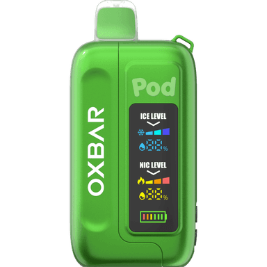 Oxbar ICE-NIC Control 35K Puff Disposable — Green Apple Burst (Aquarius)