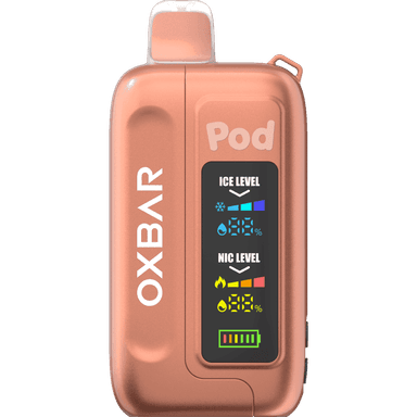 Oxbar ICE-NIC Control 35K Puff Disposable — Sour Peachy O's (Virgo)