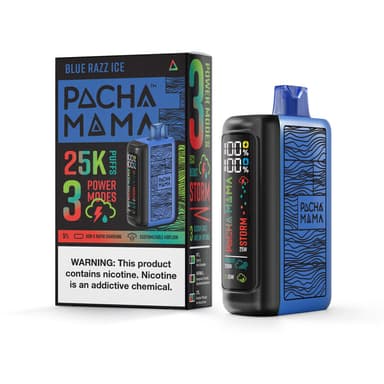 Pacha Mama 25K Disposable Vape — Blue Razz Ice