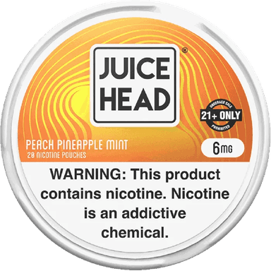 Juice Head Nicotine Pouches - 20ct — Peach Pineapple Mint