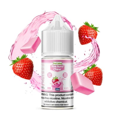Pod Juice Salt - 30mL — Pink Burst Chew
