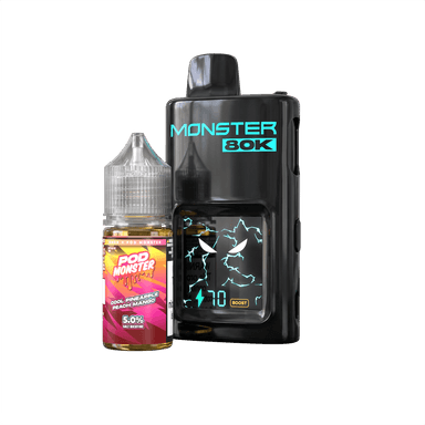 Pod Monster X Smok 80K Refillable Disposable — Cool Pineapple Peach Mango