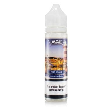 Port Royale e-liquid by AVAIL Vapor in a 60mL bottle, featuring a rich, flavorful blend for vaping enjoyment.