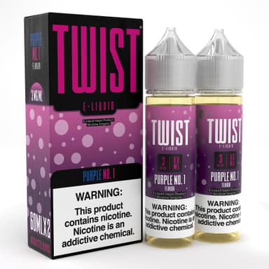 Twist E-Liquids - 120ml (60ml 2-Pack) — Purple No. 1