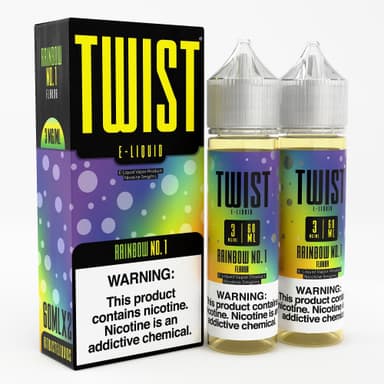 Twist E-Liquids - 120ml (60ml 2-Pack) — Rainbow No. 1