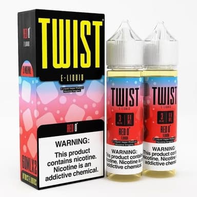 Twist E-Liquids - 120ml (60ml 2-Pack) — Red 0°