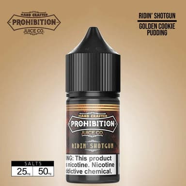 Prohibition Juice Co. Salt - 30mL — Ridin' Shotgun