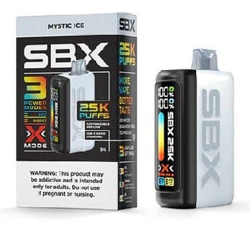 SBX | 25k Puff Metatine Disposable — Mystic Ice
