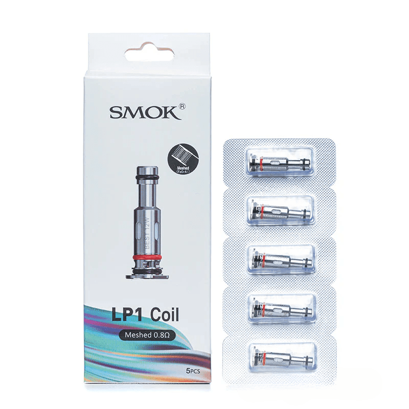 SMOK LP1 replacement coils for vape devices, showing a pack of authentic SMOK vape coils designed for optimal flavor and vapor production.