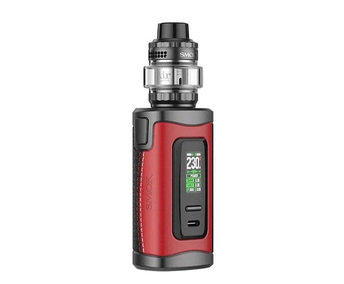 SMOK Morph 3 Starter Kit hardware with sleek design and adjustable settings, including mod and tank for vaping.