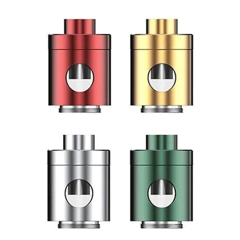 SMOK N18 Sub-Ohm Tank vape part with glass chamber, metal base, and adjustable airflow for enhanced vaping experience